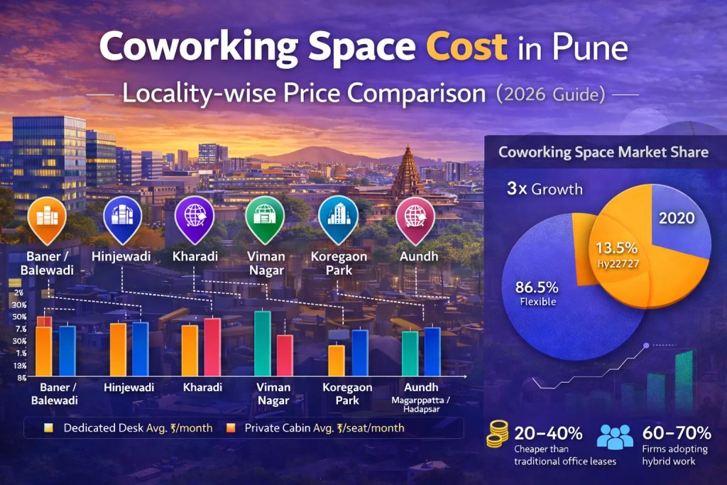 Coworking Space Cost in Pune